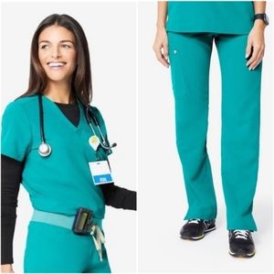 Figs teal scrubs set